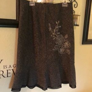 GEORGE MIDI SKIRT